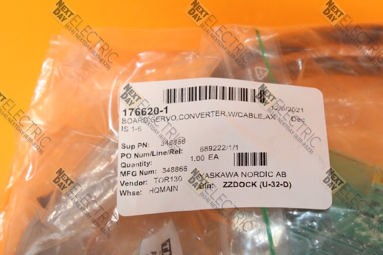 Motoman, 176620-1, 348866, 348408-20, Board Servo Control Axis Yaskawa