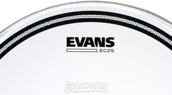 Evans EC2 Drumhead - 15" - Clear