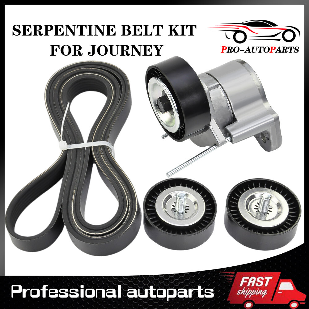Serpentine Belt Tensioner Pulley Kit for Dodge Journey Jeep Compass Chrysler