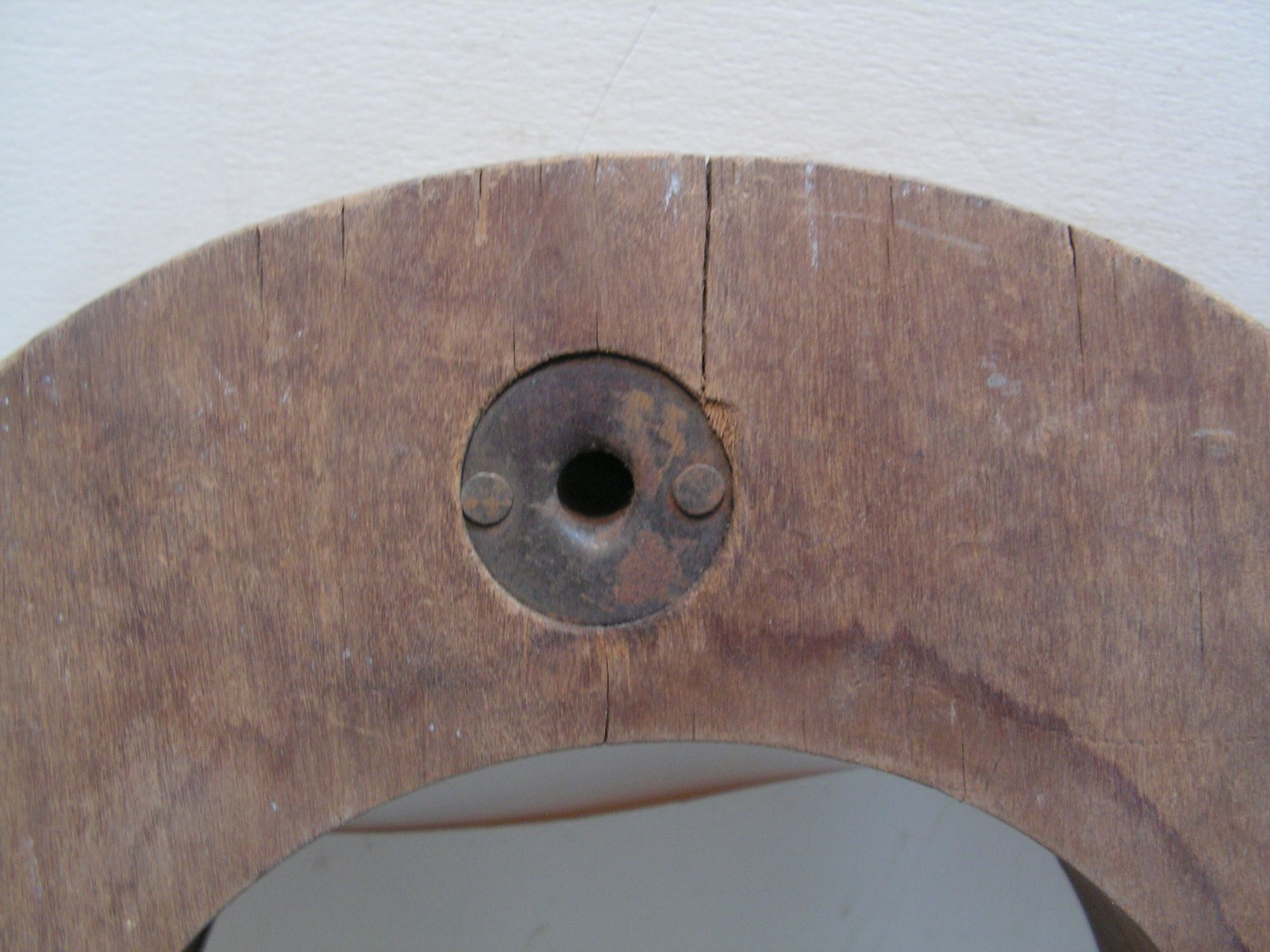 Antique Wooden Block Hat Brim Mold Millinery Form 32 6 3/4 2 5/8? 11" 12 5/8"