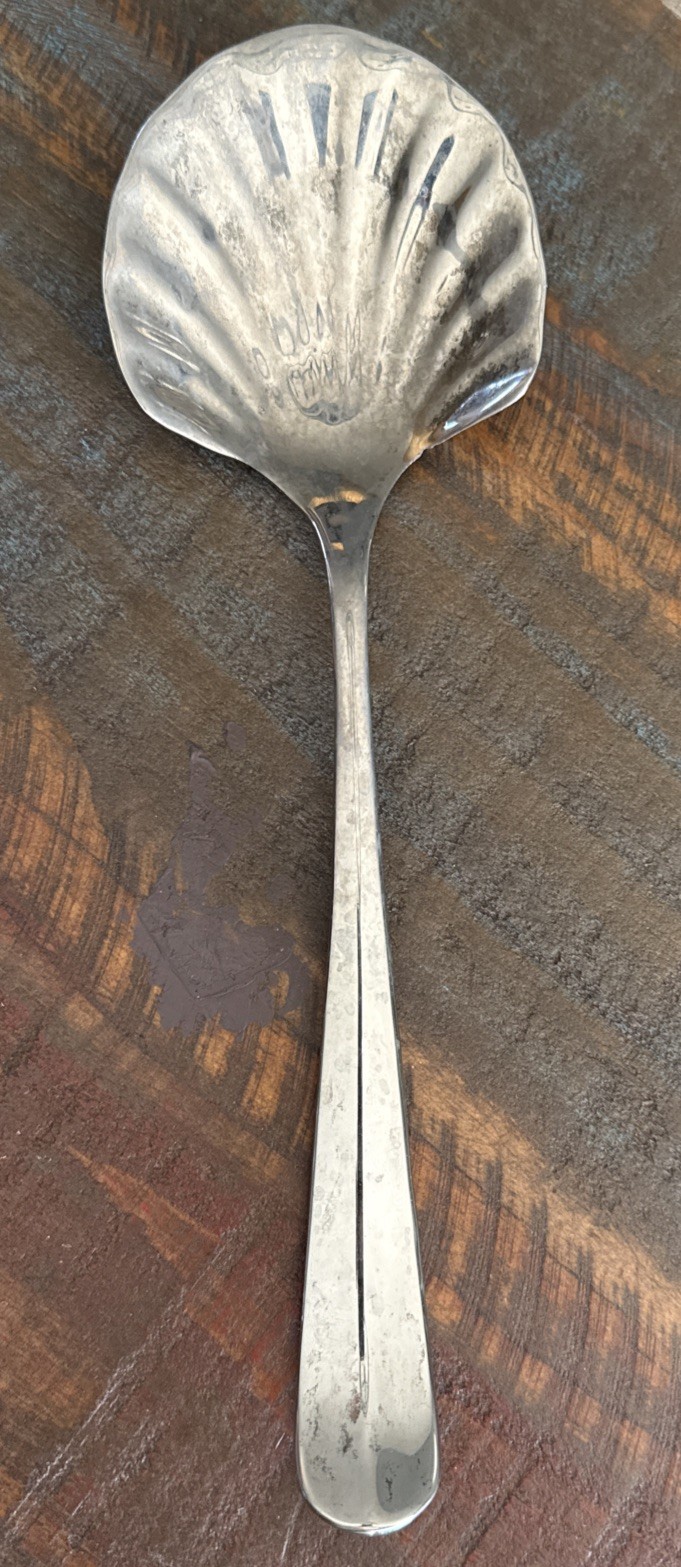 Vintage International Silver Co SilverPlated Serving Spoon - B5