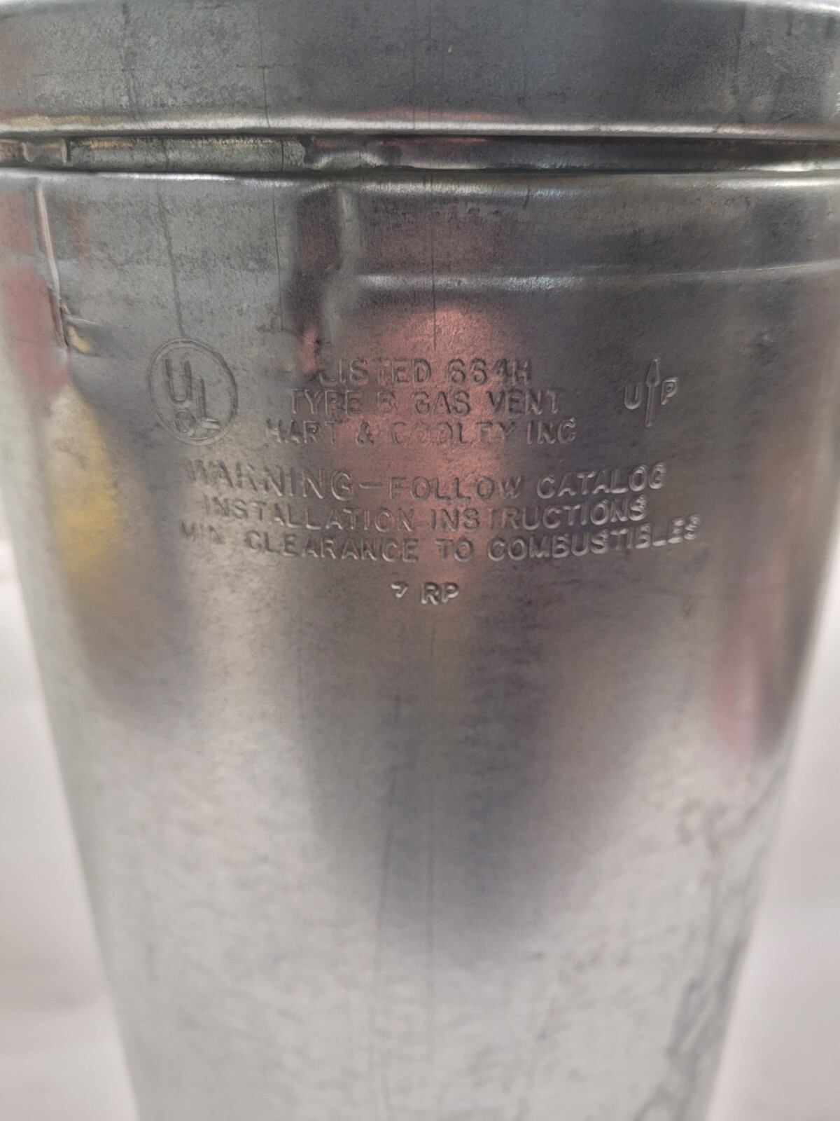 DuraVent 8" Inner Diameter Aluminum Type B Gas Vent Round Rigid Pipe 8GV18