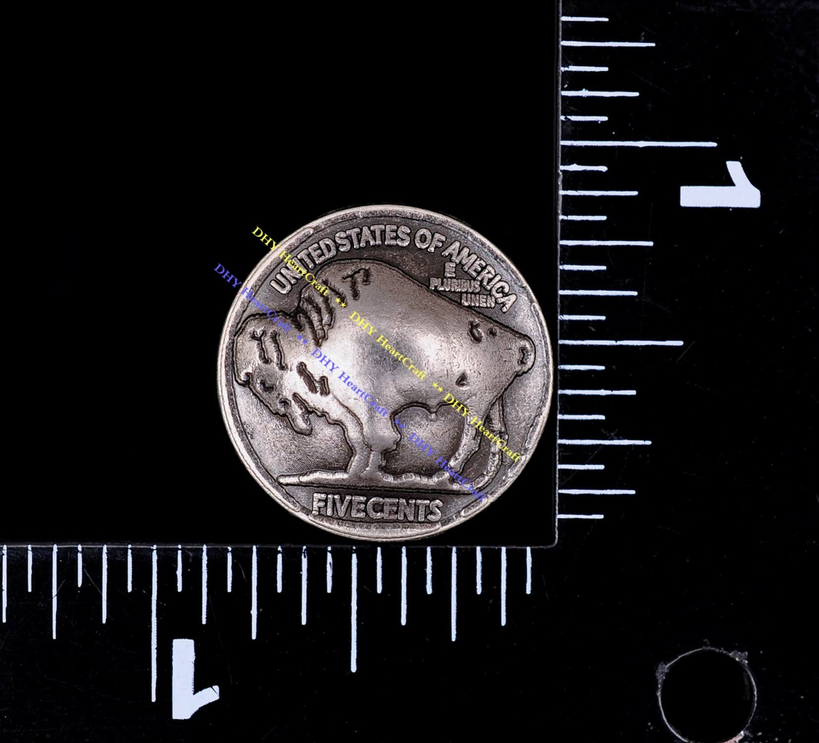 10X Antique Silver Buffalo Leathercraft Hardware Belt Western Concho Screwback