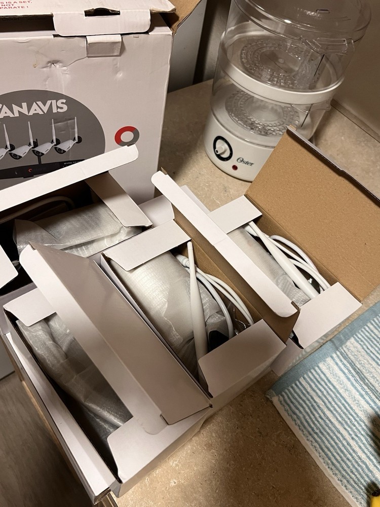 Canavis Security System Camera Set 720P Wireless