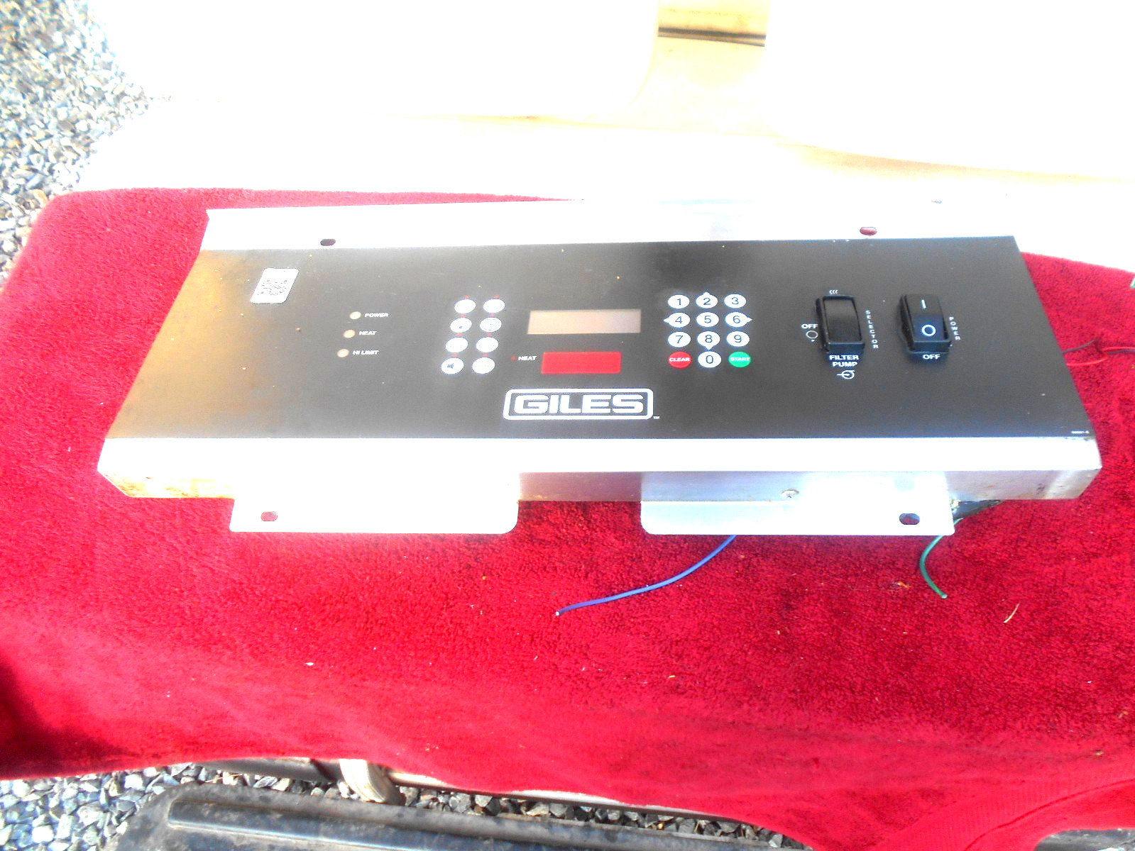 GILES GEF 720 COMMERCIAL FRYER CONTROLS