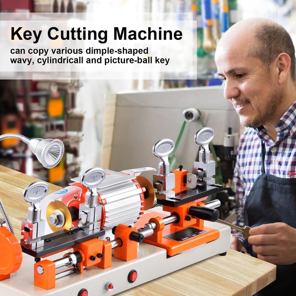 Two-sided Key Cutting duplicating Machine Cutter Car Key Copier Locksmith Tools-