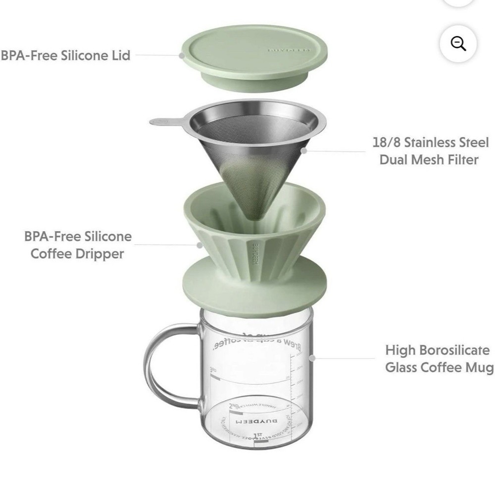 Buydeem Pour-Over Coffee Dripper Set