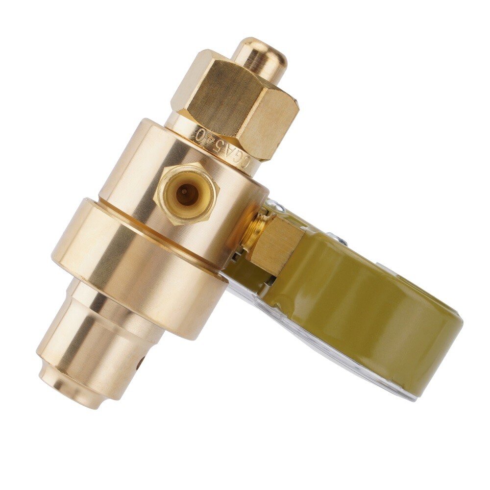 Oxygen Acetylene Gas Regulator Welding Cutting Torch Dual Gauge CGA540 CGA200