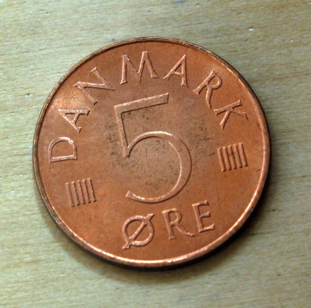 1973 Denmark 5 Ore