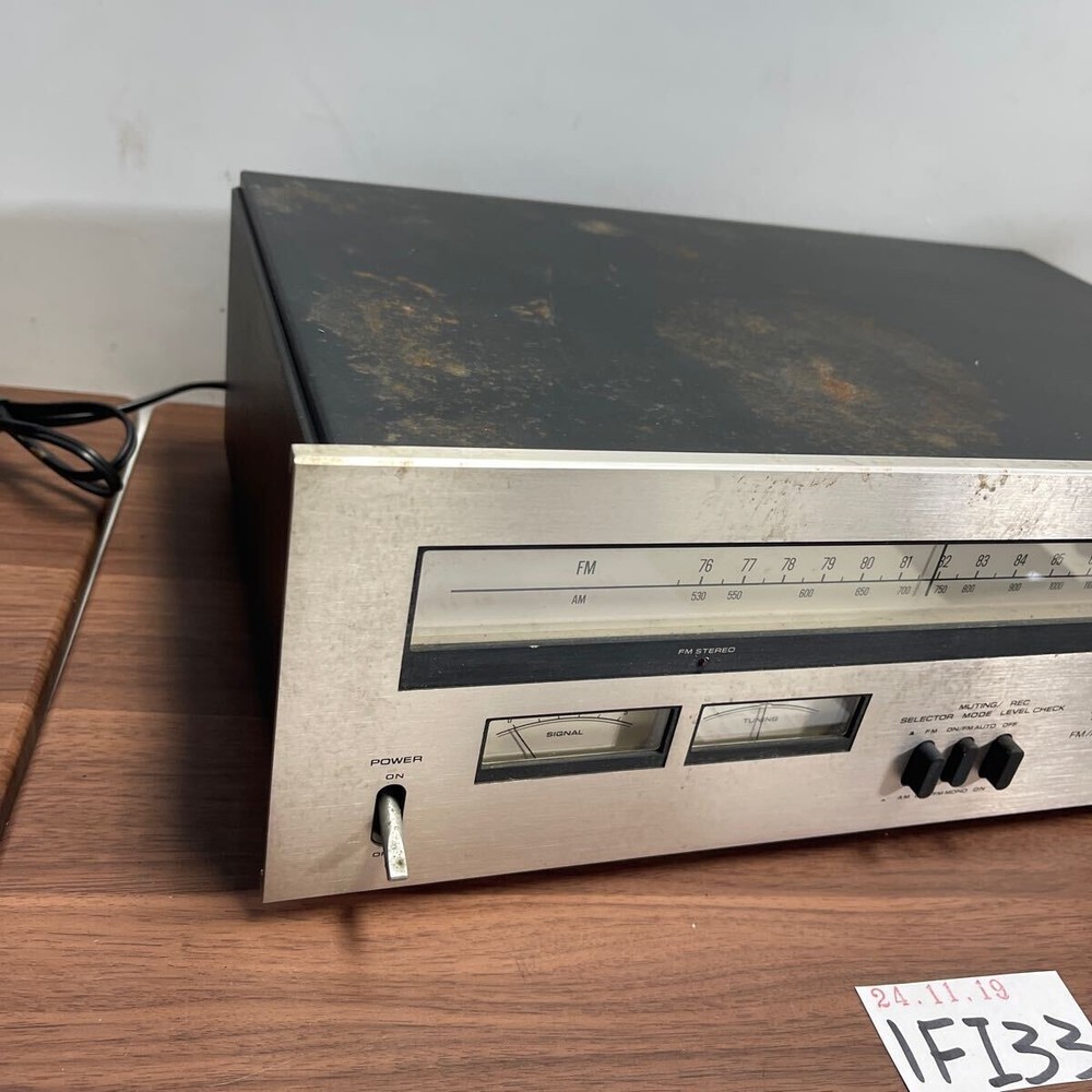 Technics ST-7300 Ⅱ Stereo Tuner AM/FM Silver Good GP