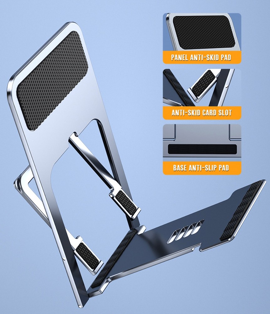 2Pack Phone Holder Foldable Adjustable Multi-Angle Cell Phone Stand for iPhone