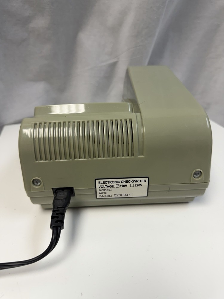 UBICON Electronic Check Writer