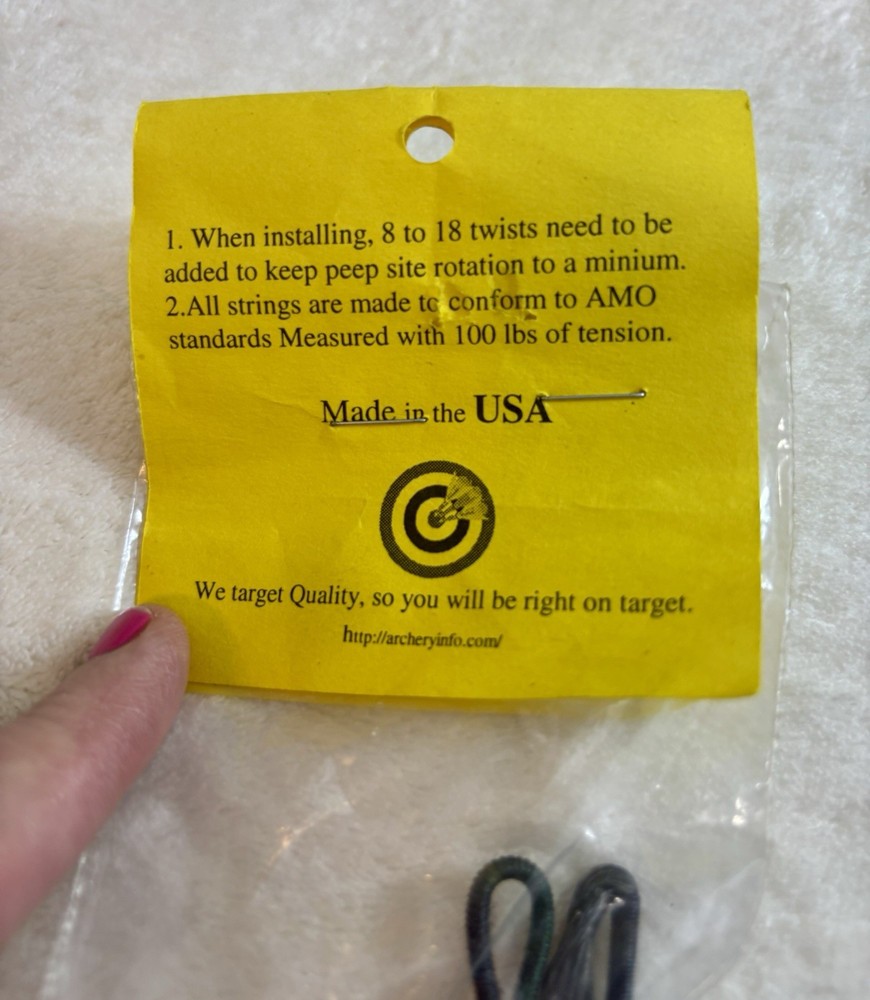 D & E Bowstrings 54 In Bowstring For Crossbow, 450 Plus. Free Shipping.