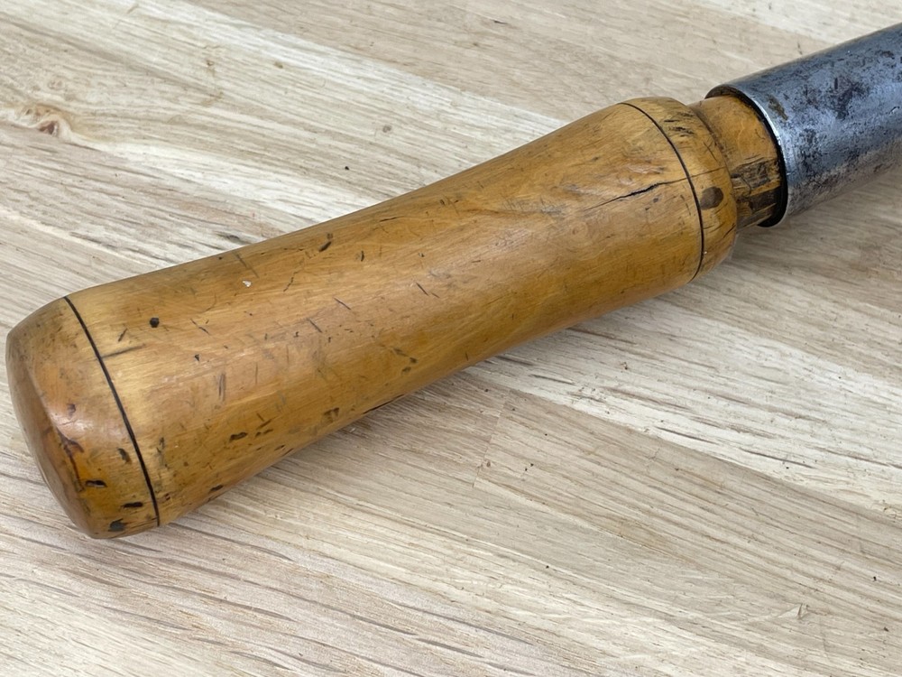 Vintage Large WARD W&P 1/2" Socketed Swan Neck Lock Mortise Chisel Old Tool