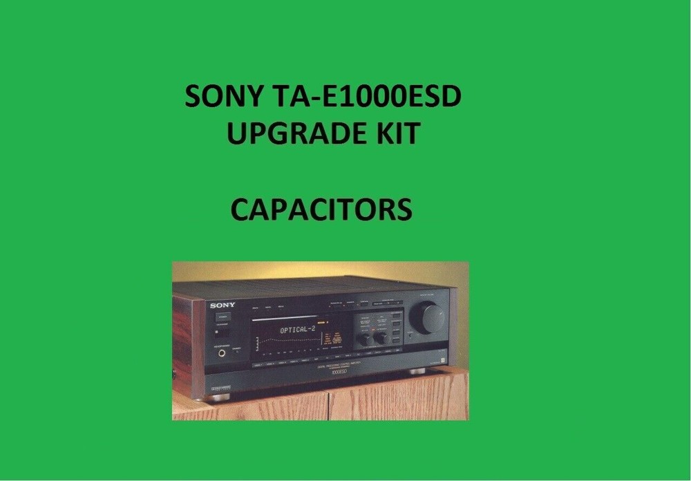 Stereo Preamplifier SONY TA-E1000ESD Repair KIT - all capacitors