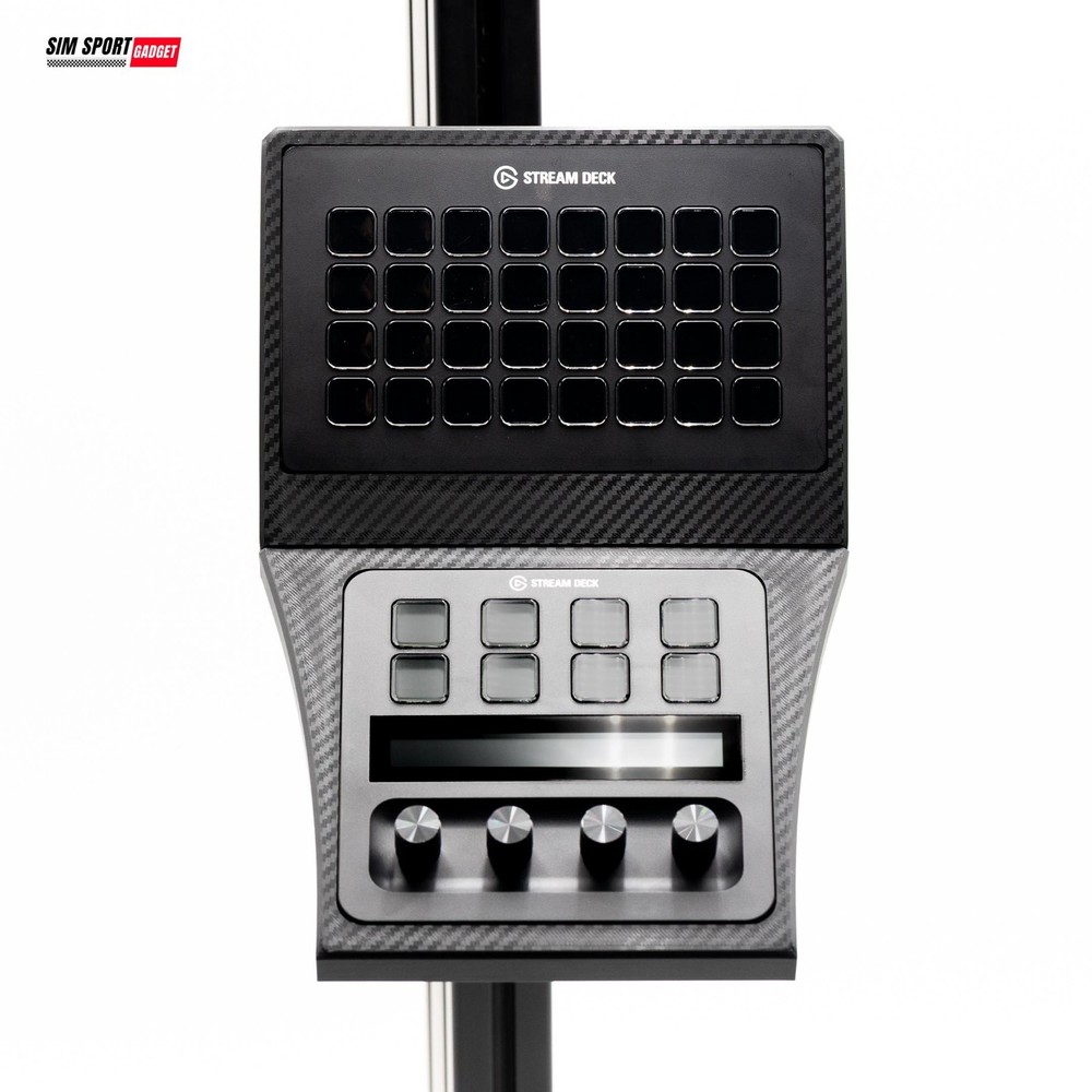 Stream Deck XL + Plus Combo Console Mount for Sim Racing Rig | Flight Rig |