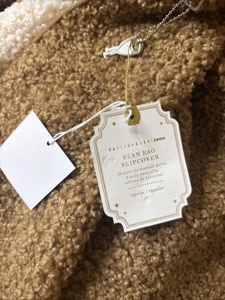 pottery barn Football Bean Bag Chair - Large 41" diameter -Bean Bag & Cover