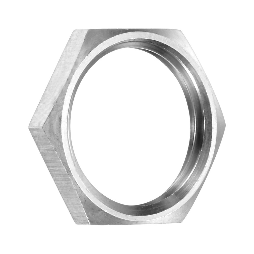 1-Pack Cast Pipe Fitting Hex Locknut, NPT1/2 Female Thread Hex Locking Nut