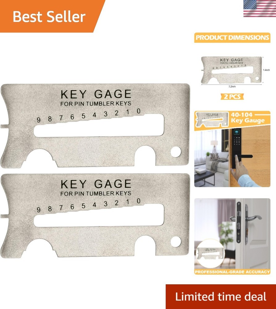 Professional Handy Key Decoder and Gauge Tool - Perfect for Security Upgrades