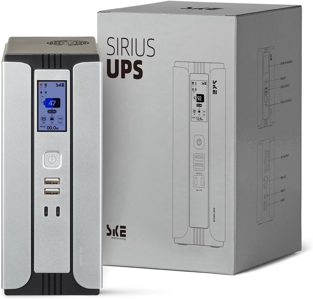 UPS Battery Backup Uninterruptible Power Supply for Router/Modem/Security Camera