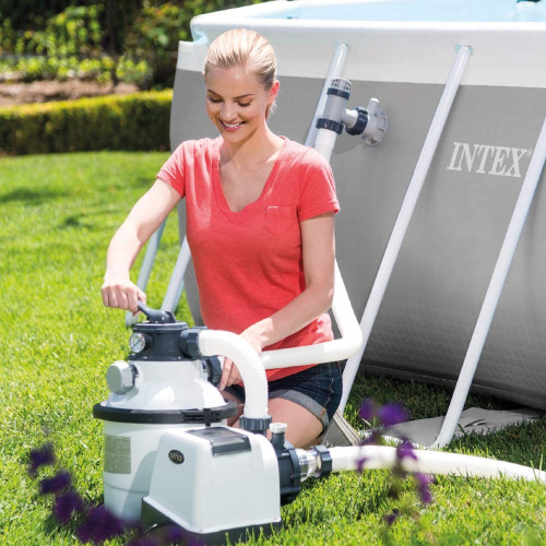 Intex 26648 Pool Sand Filter Pump 10500 Lt/H 6 Function Filtering