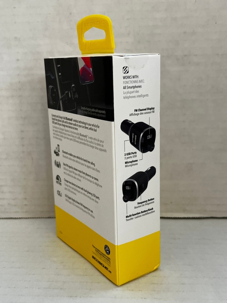 Scosche BTFreq Wireless Bluetooth Hands-Free Car Kit BTFM4