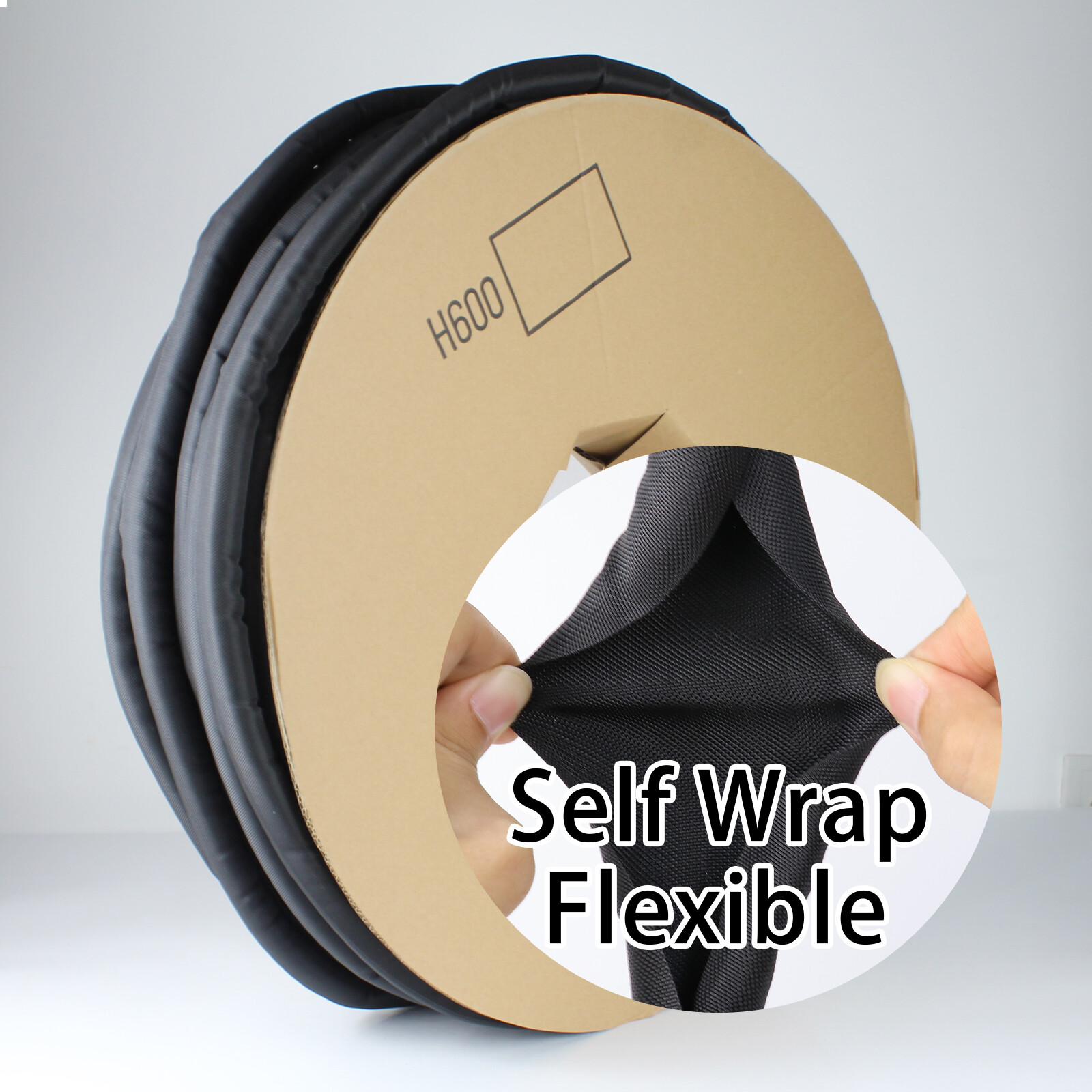 Braided Wire Loom Cord Protector Cable Management Auto Wiring Sleeve Sheathing