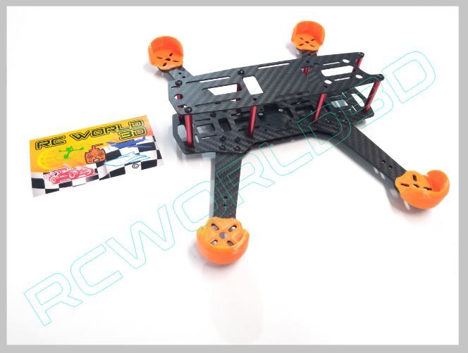 QUADCOPTER BRUSHLESS MOTOR MOUNT/BASE PROTECTOR 4PCS 3D PRINTED PLA 250 FRAME