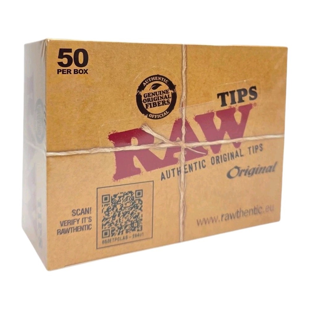 Raw Authentic Original Tips 50 Per Box, Free Shipping
