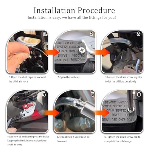 2Set Brake Bleeder Kit,Brake Fluid Bleeder Kit Includes 4PCS Brake 2PCS