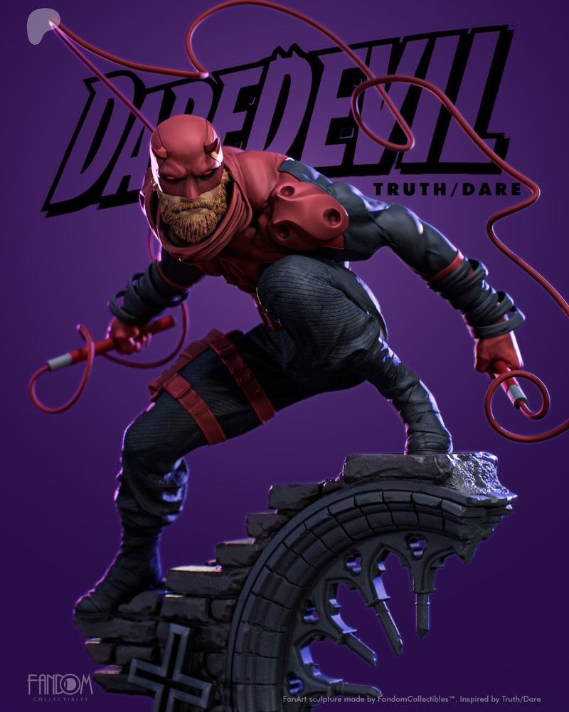 Daredevil 3D Print Unpainted/Unassembled