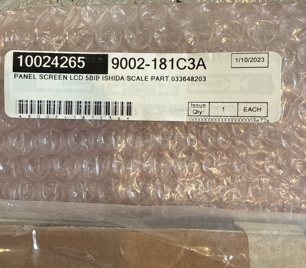 Ishida Scales 33648203 LCD Panel Screen Module Replacement (GENUINE OEM) *NEW*