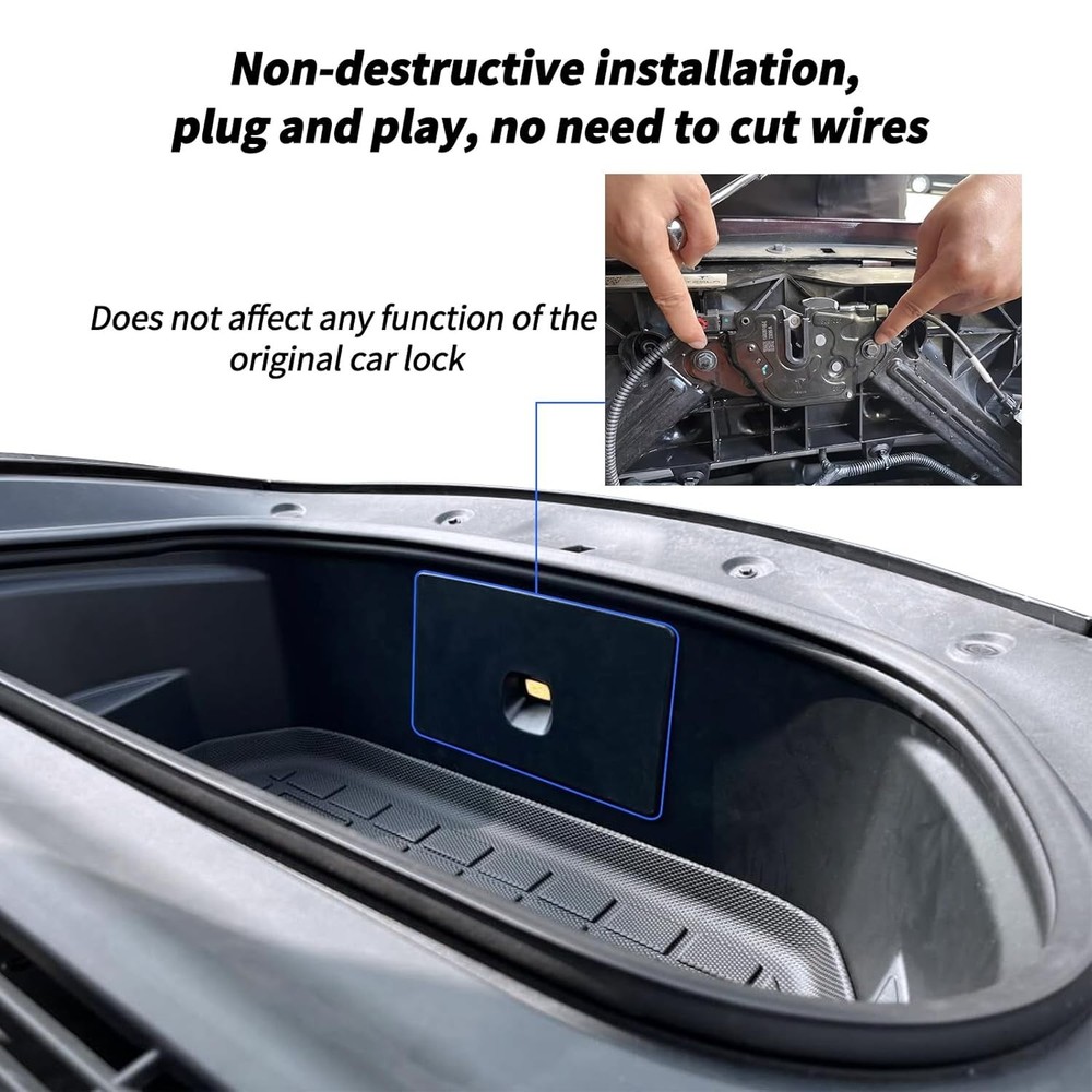 Power Frunk Soft Closing System Tesla ModelY With Electric Auto Suction Function