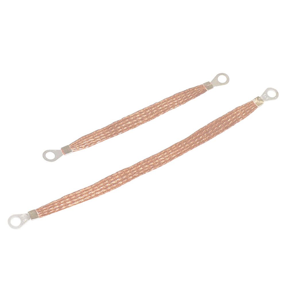 4x Engine Ground Strap Copper Cable Kit For Car Truck Firewall Engine Body Frame