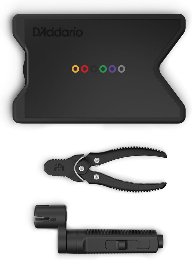 Tour Grade Guitar String Changing Kit – Peg Winder/Bridge Pin Puller Tool, Cutte