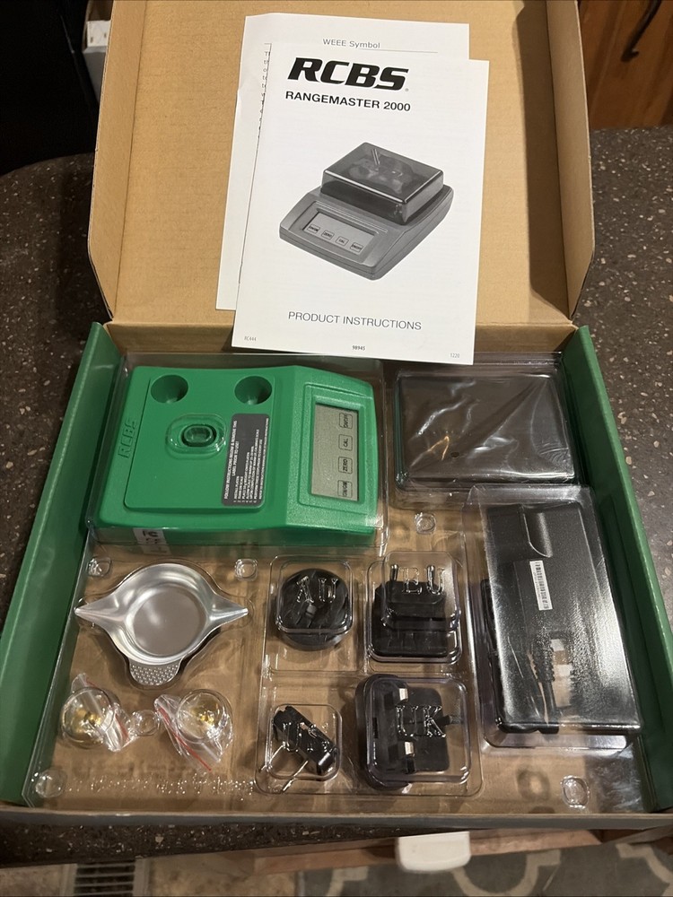 RCBS 98945 RangeMaster 2000 Electronic Reloading Scale 120/240V AC/9V DC