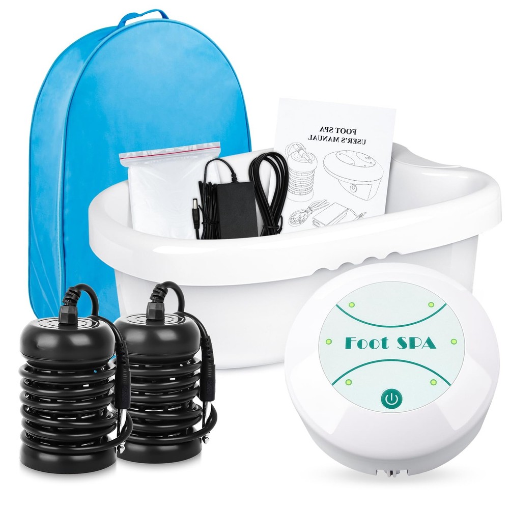 Ionic Foot Bath Detox Machine, Portable Machine 3, Blue