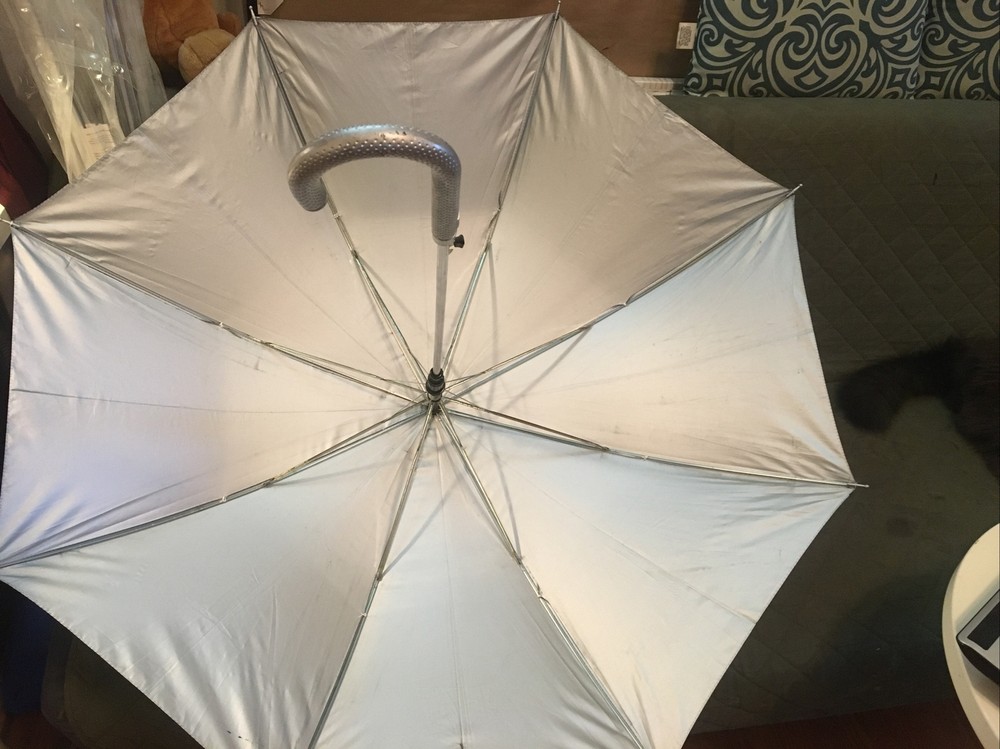 Automatic open U shape handle Classic nayv color umbrella