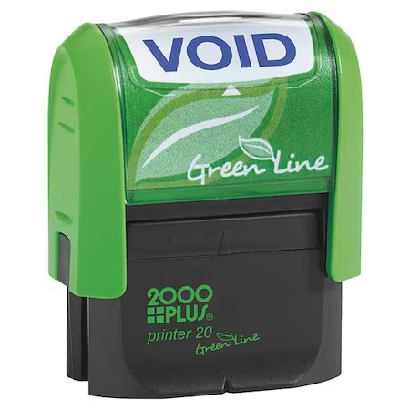 2000 Plus 035353 Message Stamp, Void, 5/16"