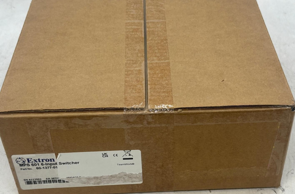 New Extron MPS 601 6-Input Switcher 60-1377-01