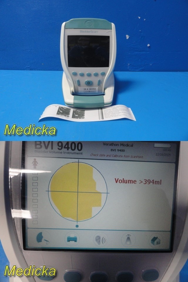Verathon BVI9400 Ref 0570-0190 Bladder Scanner Console ONLY ~ 38394