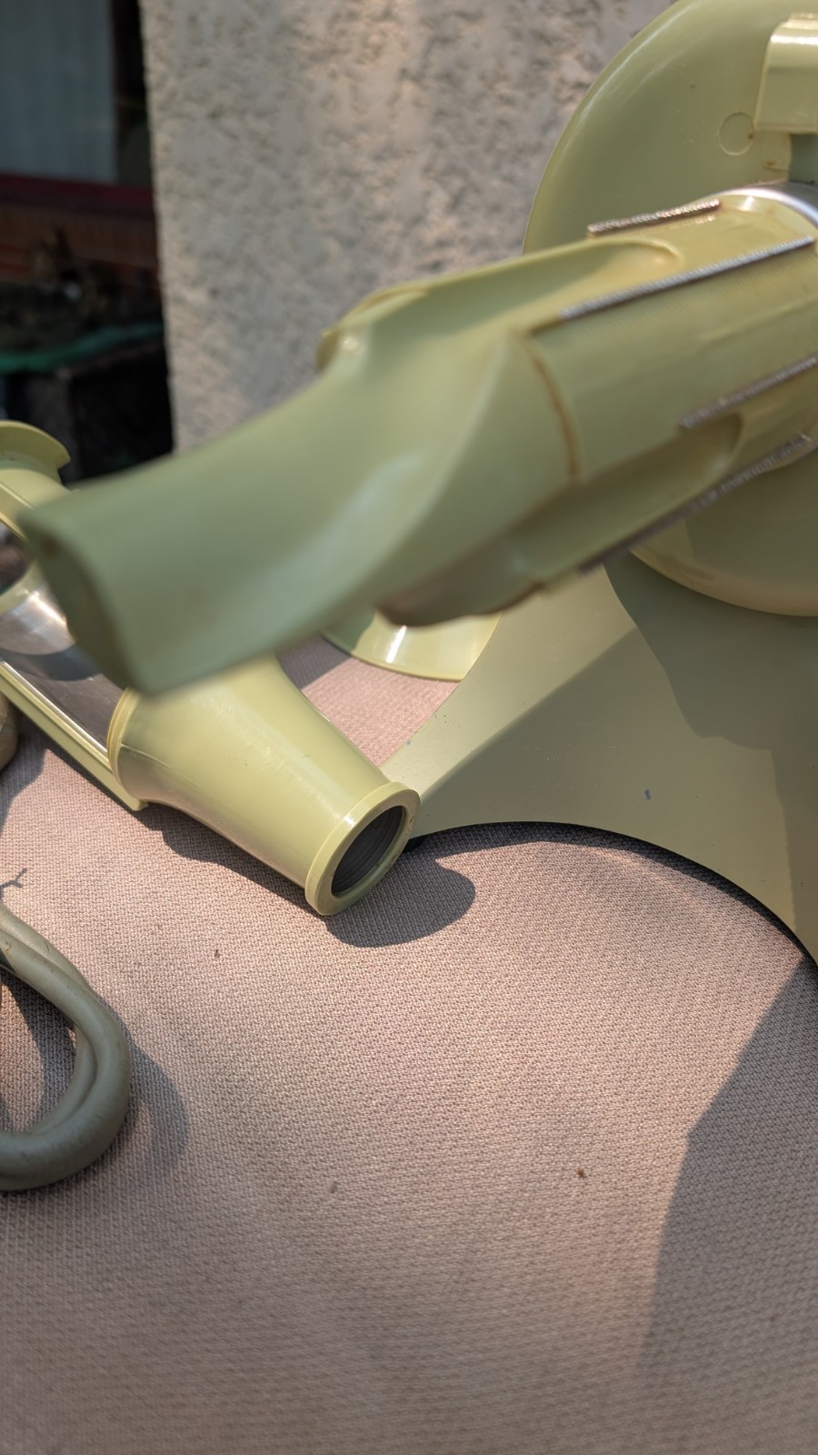 Champion Juicer Avocado heavy duty. "Cord shows wear but works fine"