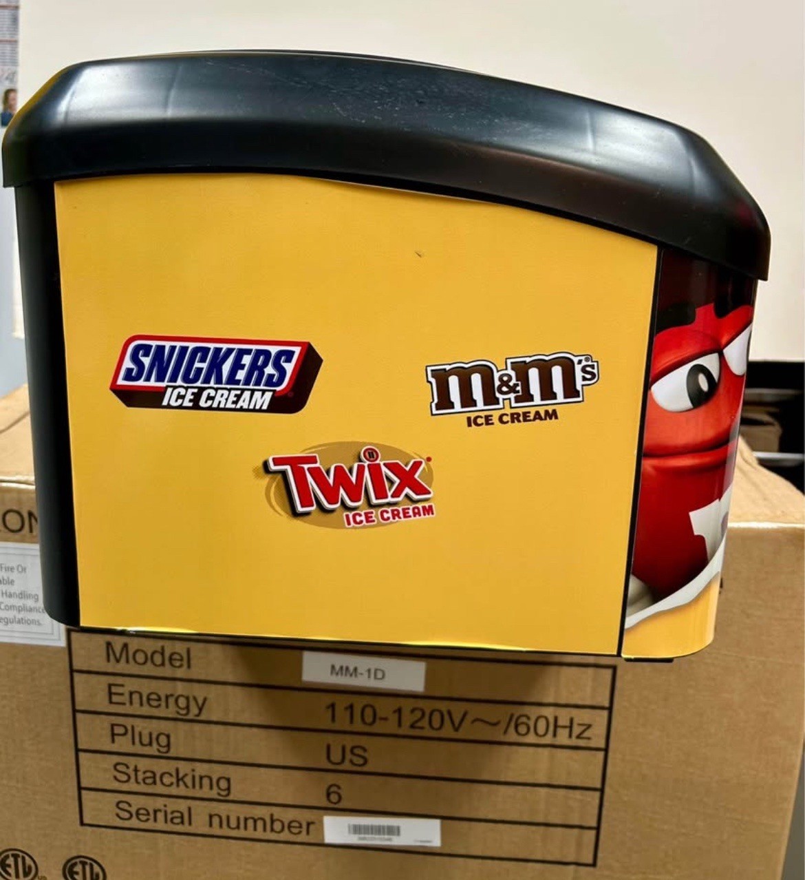 26" Tabletop Countertop Freezer Commercial 5 cu ft M&M Excellence Model MM-1D