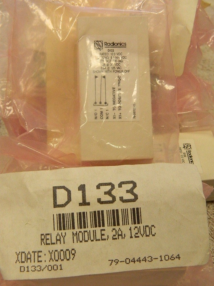 Radionics D133 Relay Module New