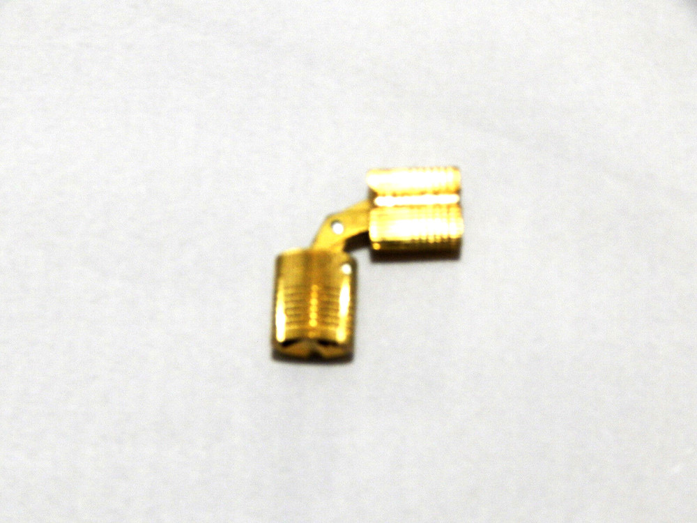 Concealed Cabinet Door Hinge Solid Brass Round Cylinder Shape