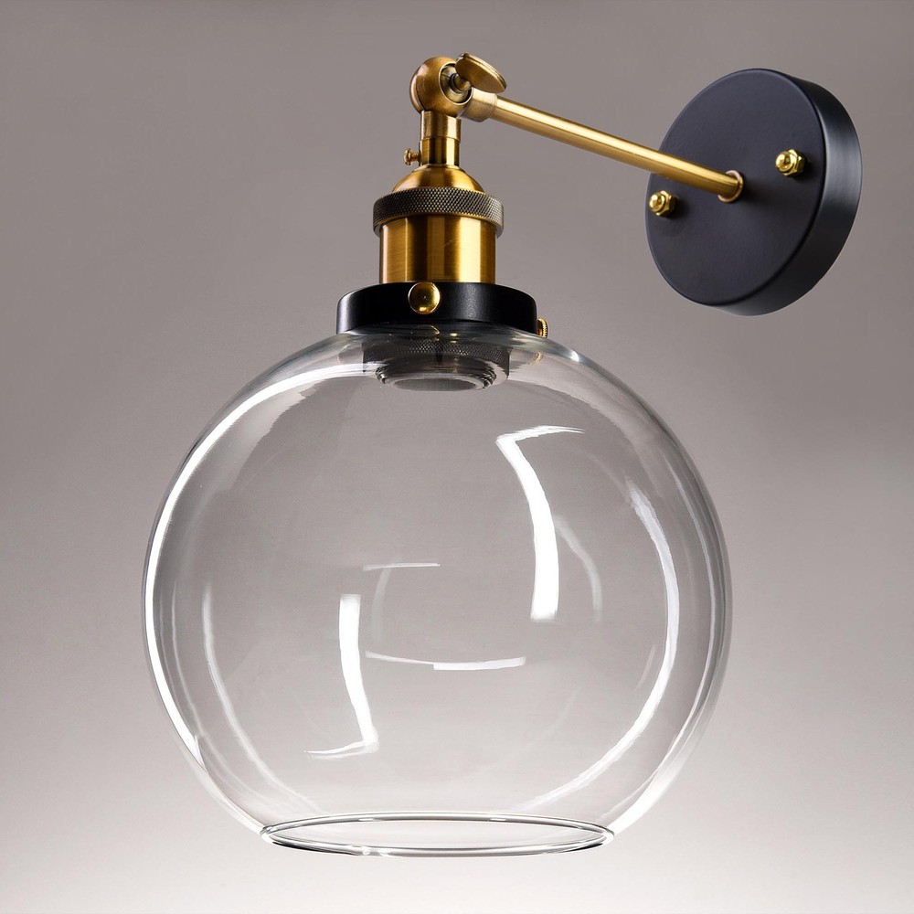 8inch Ball Shape Glass Wall-mounted Light