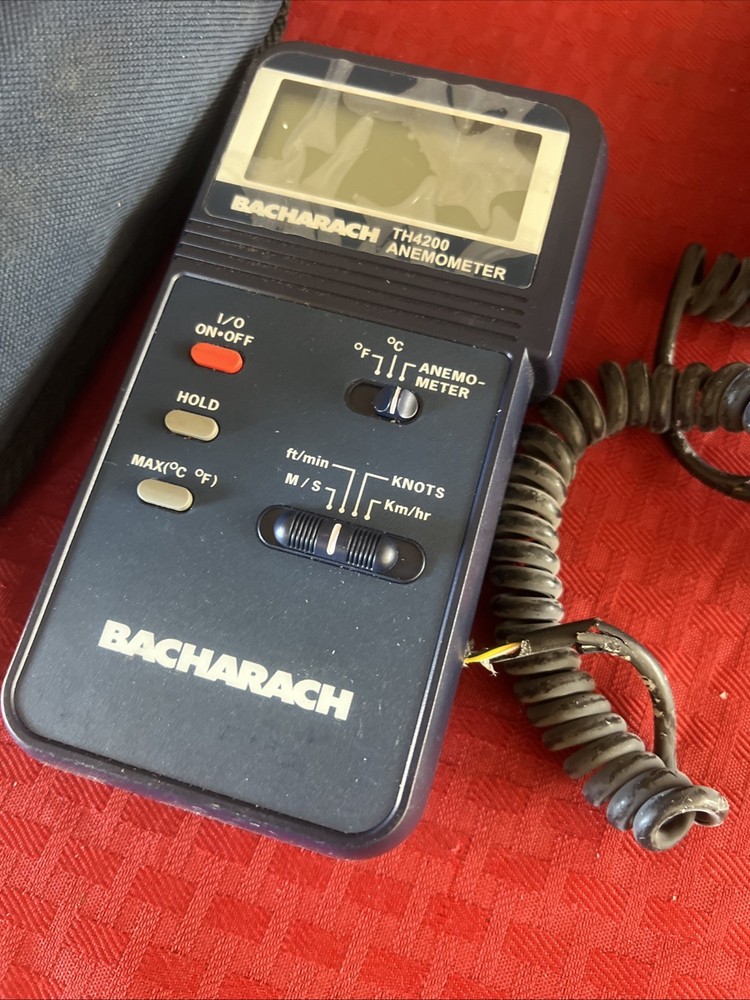 Bacharach Anemometer | Air Flow, Velocity & Temperature Meter