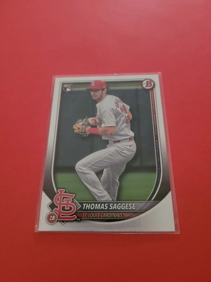 !!!     THOMAS SAGGESE  BOWMAN  ROOKIE  BASEBALL CARD  $$
