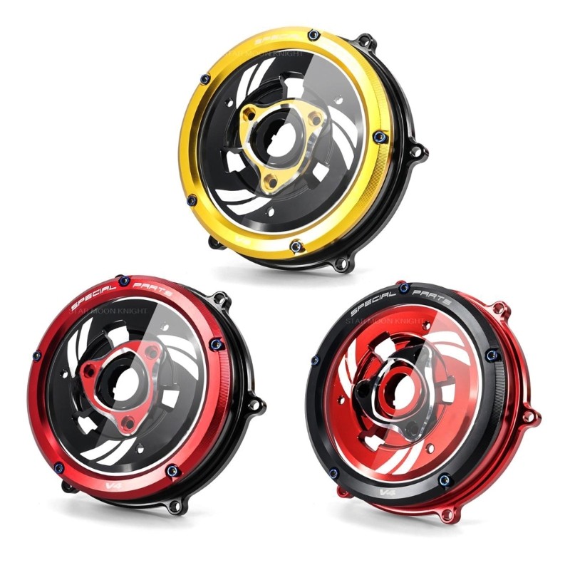 Engine Clear Clutch Cover Motorcycles Waterproof Protector Guard