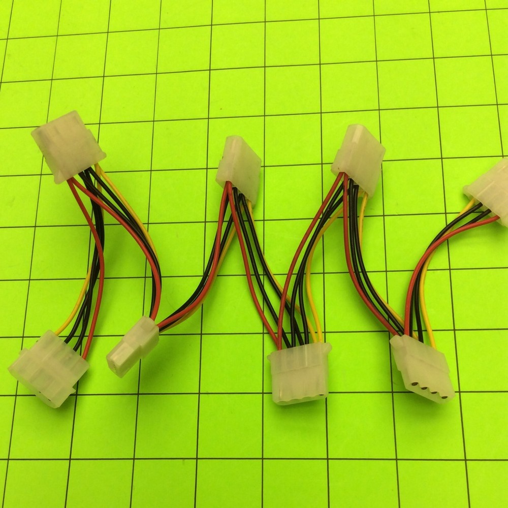 Desktop Computer C-PIT7 2235098 7 Plug Molex Power Splitter Cable Wire